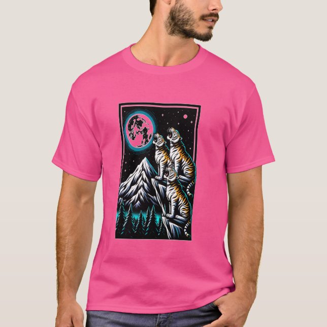 Camiseta Uivando No Tigre Da Lua (Frente)