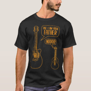 Camiseta Uke Eu Sou Seu Pai Ukulele Música de Guitarra
