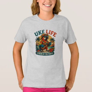 Camiseta Uke Life Parrot – Island Vibes Ukulele Bird