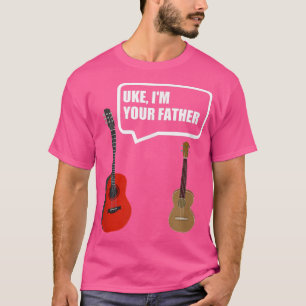 Camiseta Uke, sou o seu pai,    TFunny Música de Violão