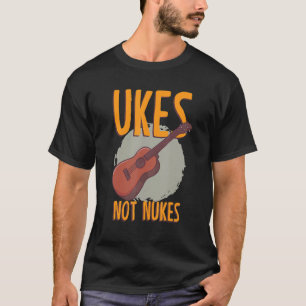 Camiseta Ukes Não Ukes Musical Strings Concert