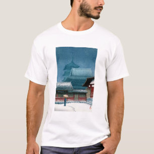Camiseta ukiyoe - hasui - Nº 31 Templo Tennoji em Osaka -