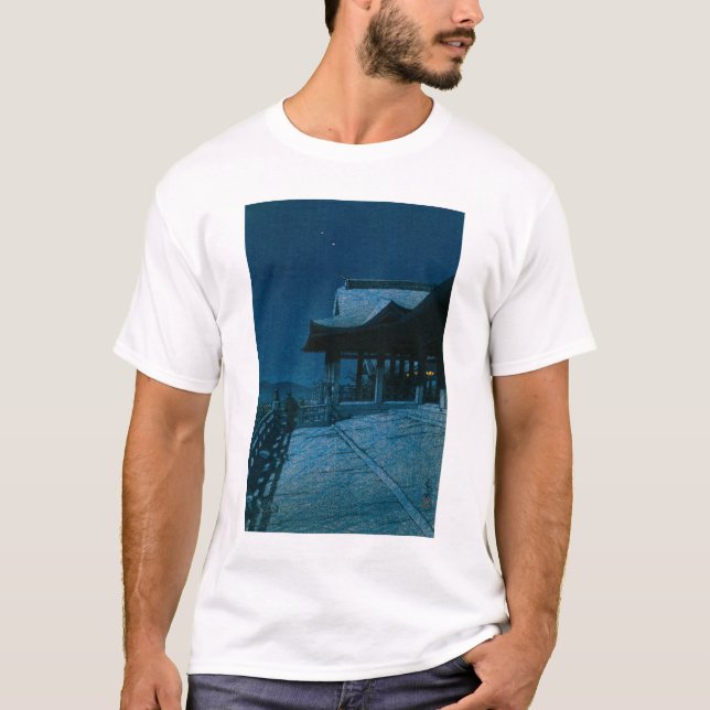 Camiseta ukiyoe hasui No51 Kiyomizu Temple, Kyoto (Frente)