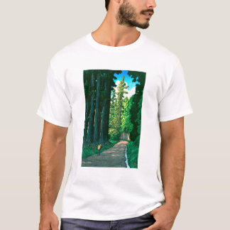 Camiseta ukiyoe hasui No57 Historic Nikkō Highway