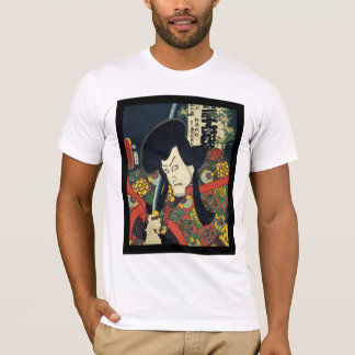 Camiseta ukiyoe japonês da arte