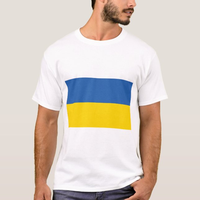 CAMISETA UKRAINE-FLAG (Frente)