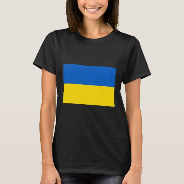 Camiseta Ukraine Flag Design  (Frente)
