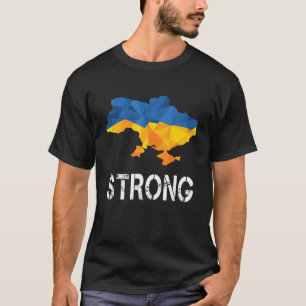 Camiseta Ukraine Flag Emblem Map Patriot For Men And Women