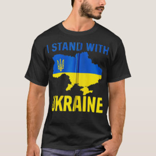 Camiseta Ukrainian Lover I Stand With Ukraine Support Frien