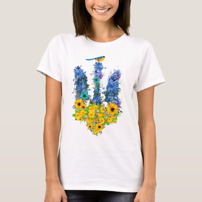 Camiseta Ukrainian Trident T shirt (Frente)