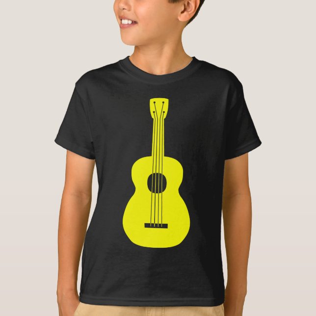 Camiseta Ukulele - Amarelo (Frente)
