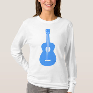 Camiseta Ukulele - Azul bebê