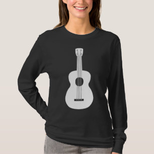 Camiseta Ukulele - branco