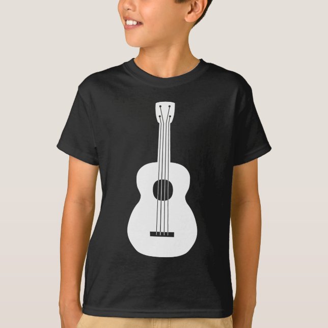 Camiseta Ukulele - Branco (Frente)