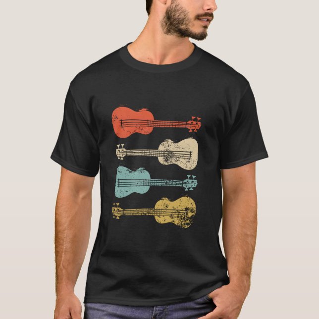 Camiseta Ukulele Colorful Eapple Havaiana Uke (Frente)