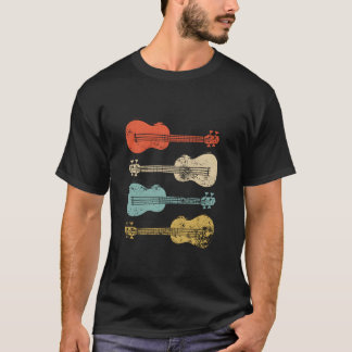 Camiseta Ukulele Colorido Eapple Havaiano Uke