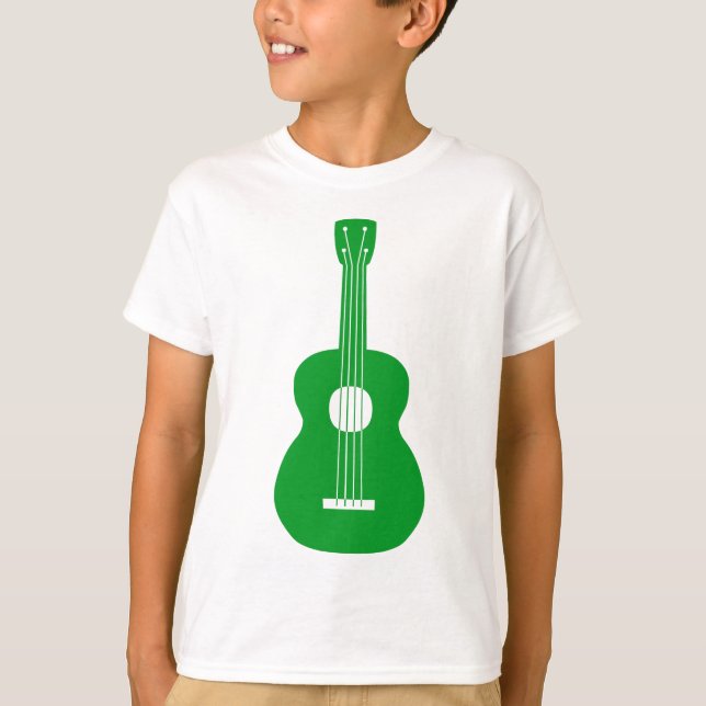 Camiseta Ukulele - Grass Green (Frente)