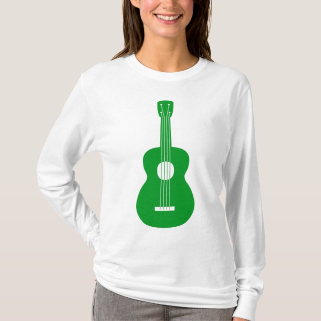 Camiseta Ukulele - Grass Green (Frente)