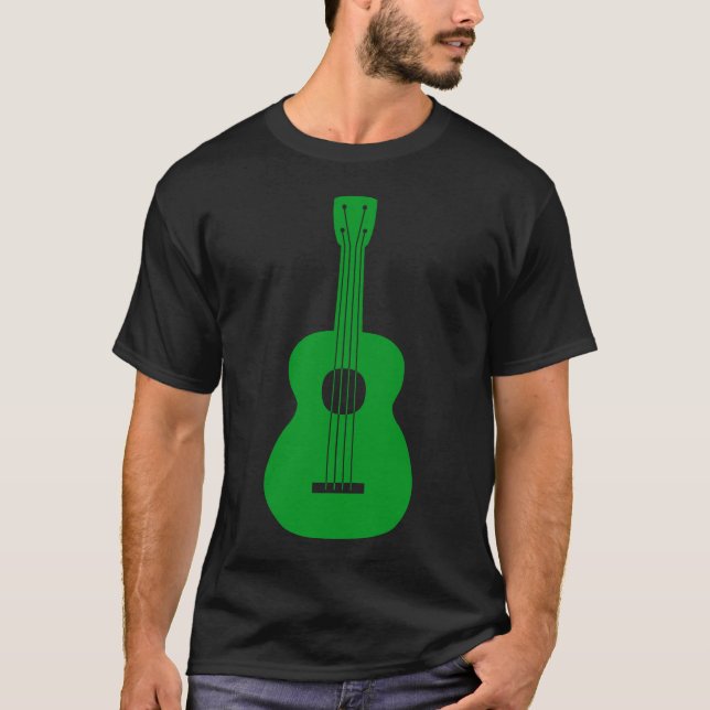 Camiseta Ukulele - Grass Green (Frente)