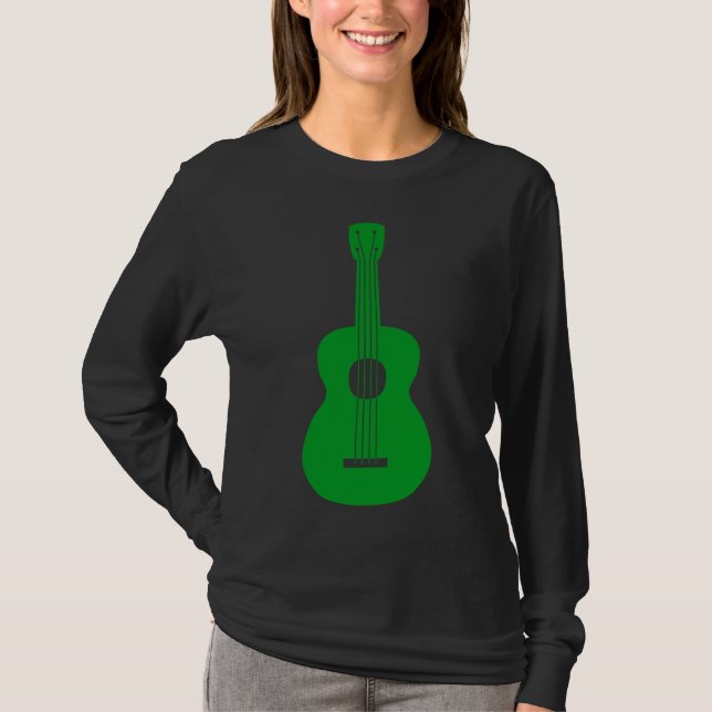 Camiseta Ukulele - Grass Green (Frente)