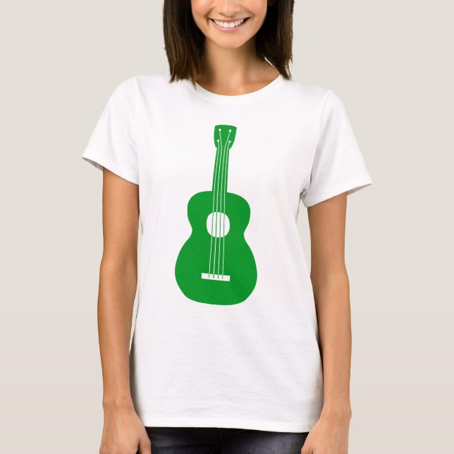 Camiseta Ukulele - Grass Green (Frente)