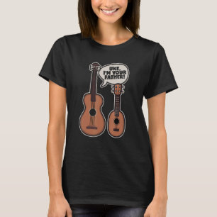 Camiseta Ukulele Guitar Dizendo Que Eu Sou Seu Pai