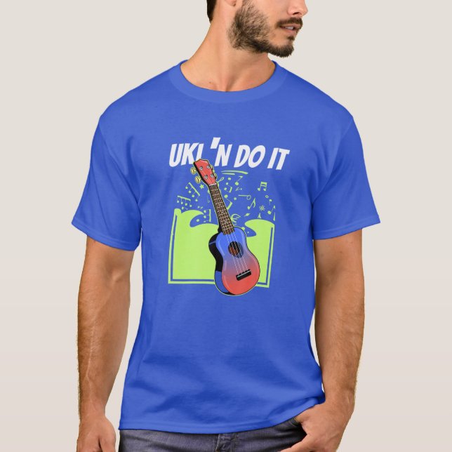 Camiseta Ukulele Hawaiian Guitar Gift (Frente)
