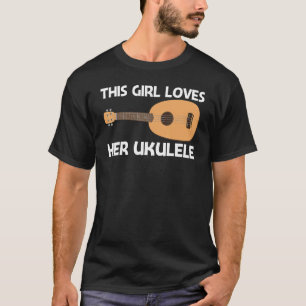 Camiseta Ukulele legal Para O Instrumento Musical Para Meni