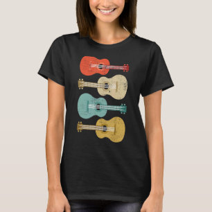 Camiseta Ukulele Músico Uke Player Retro Vintage Ukulele