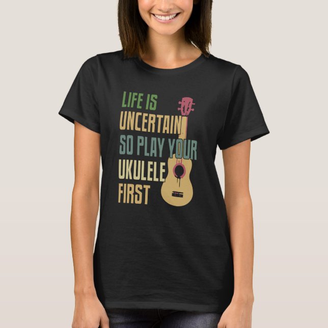 Camiseta Ukulele Player Retro Style (Frente)