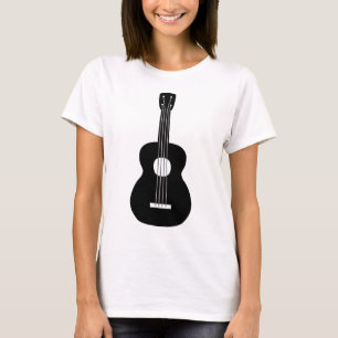 Camiseta Ukulele - preto