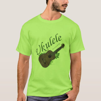 Camiseta Ukulele-Seu um T 2 do modo de vida