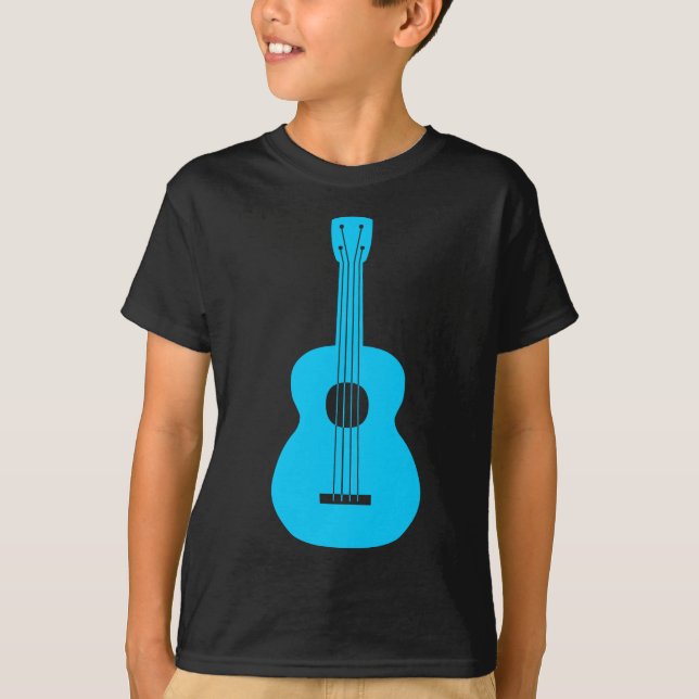 Camiseta Ukulele - Sky Blue (Frente)