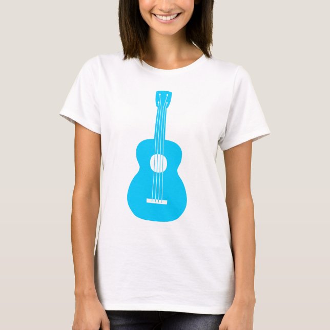 Camiseta Ukulele - Sky Blue (Frente)