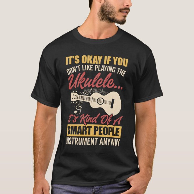 Camiseta Ukulele Sm People Instrut Hawaiian Guitar Player M (Frente)