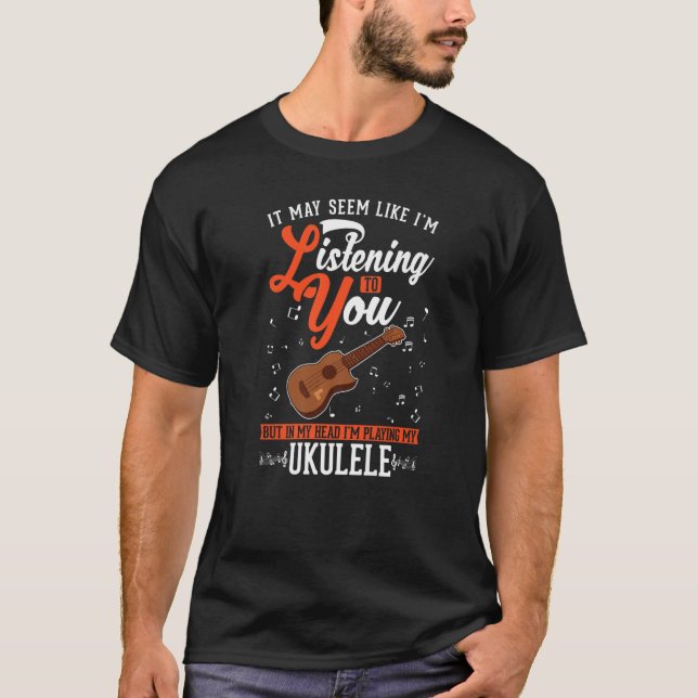 Camiseta Ukulele Uke Ukulele Player Ukulelist (Frente)
