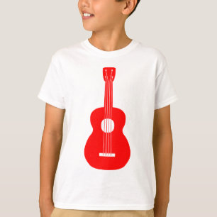 Camiseta Ukulele - vermelho