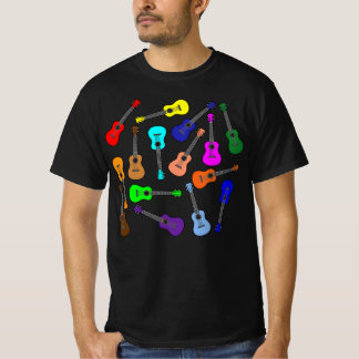 Camiseta Ukuleles Coloridos