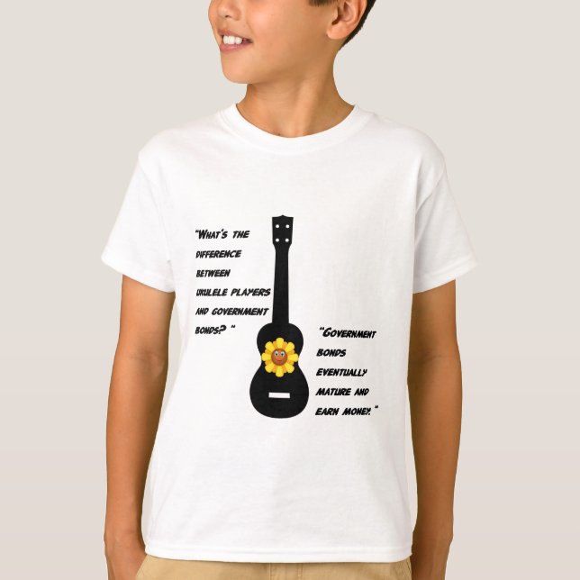 Camiseta Ukuleles e ligações (Frente)