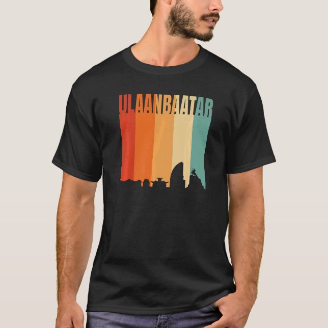 Camiseta Ulaanbaatar Skyline (Frente)