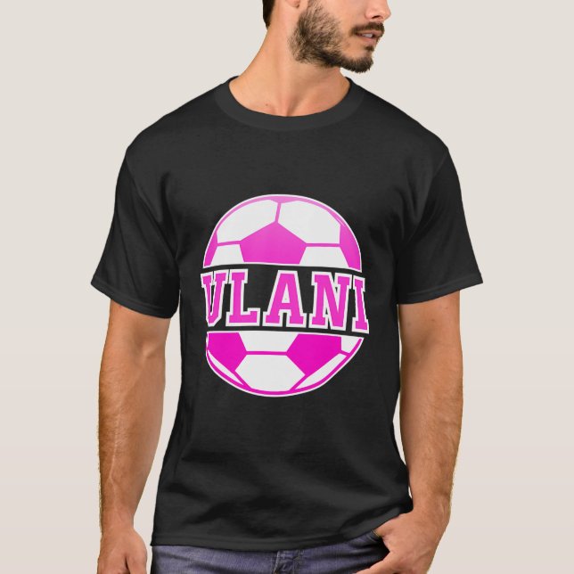 Camiseta Ulani Name Girls Soccer Play Futebol Sports Fan B (Frente)