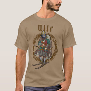 Camiseta Ullar Deus Da Arqueação Viking Presente Caçando