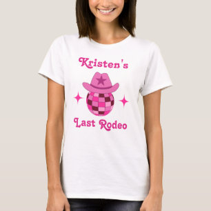 Camiseta Última Bachelorette Rodeo Pink Disco