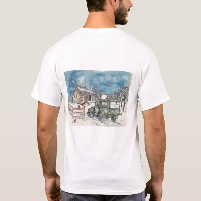 Camiseta Última Carga de Lenha (Verso)