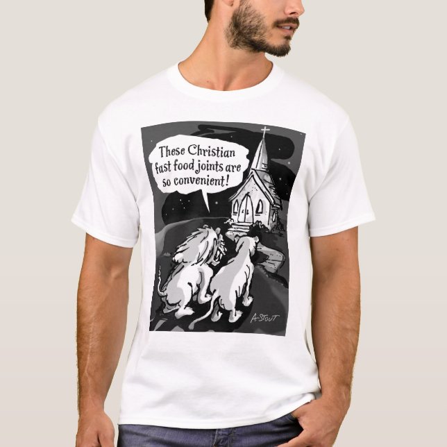 Camiseta Última Comida para Leões - (Frente)