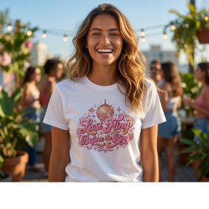 Camiseta Última Farra Antes do Anel   Bchelor Retro Disco