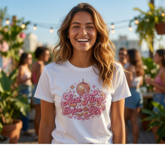 Camiseta Última Farra Antes do Anel | Bchelor Retro Disco