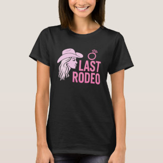 Camiseta Última Festa de Despedida de Solteira Rodeio Cowgi