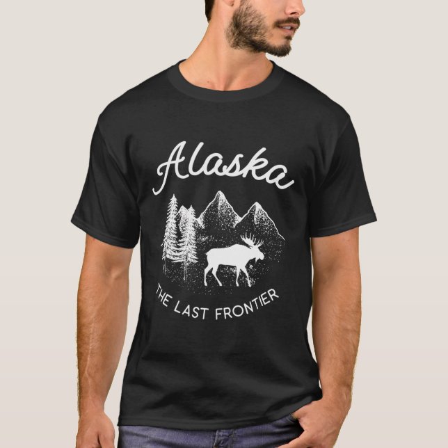 Camiseta Última Fronteira do Alaska Moose (Frente)
