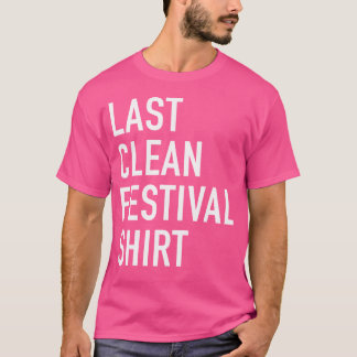 Camiseta Última Música Eletral Do Festival Clean